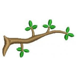 Branch Embroidery Design