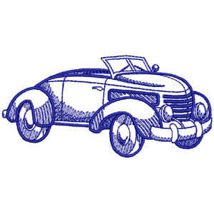 Matriz de bordado Roadster 1940