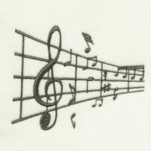 Matriz de bordado notas musicais 1