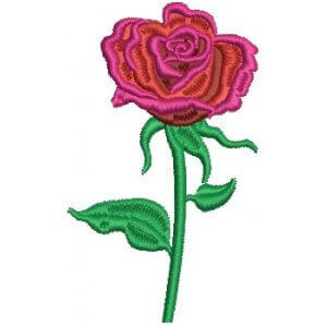 Rose Embroidery Design