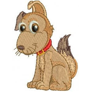 Toy dog Embroidery Design