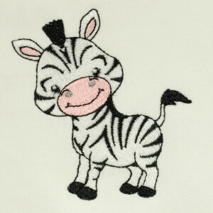 Matriz de bordado Zebra baby 1