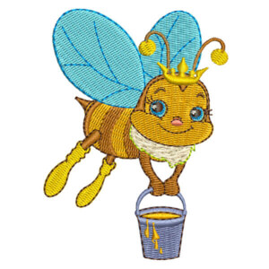 Bee Embroidery Design