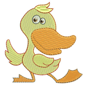 Duck Embroidery Design