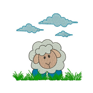 Matriz de bordado ovelha 20