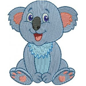 Koala Embroidery Design
