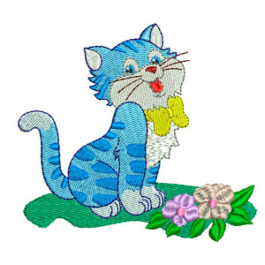 Cat Embroidery Design