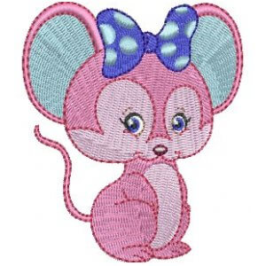 Mouse Embroidery Design
