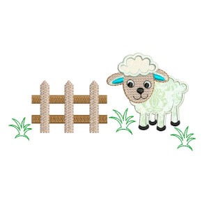 Sheep Embroidery Design