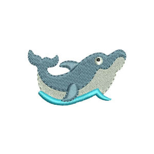 Dolphin Embroidery Design