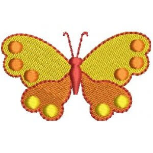 Matriz de bordado borboleta 79