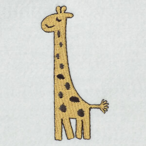 Matriz de bordado girafa 33