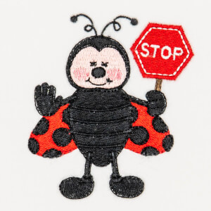 Ladybug Embroidery Design