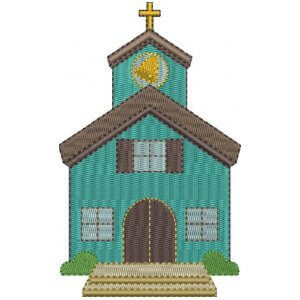Church Embroidery Design