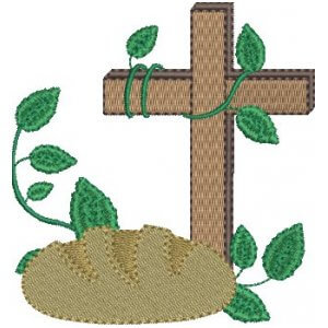 Holy supper Embroidery Design