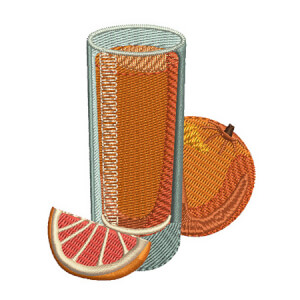 Juice Embroidery Design