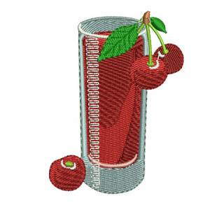 Juice Embroidery Design