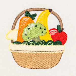 Basket Embroidery Design