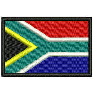 Matriz de bordado Bandeira Africa do Sul