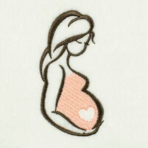 Matriz de bordado gravida 8