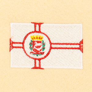 Matriz de bordado Bandeira Município São Paulo