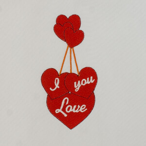 Valentine's Day Embroidery Design
