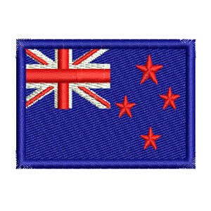 Matriz de bordado Bandeira Nova Zelândia