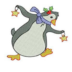 Penguin Embroidery Design