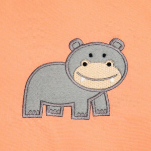 Hippopotamus Embroidery Design