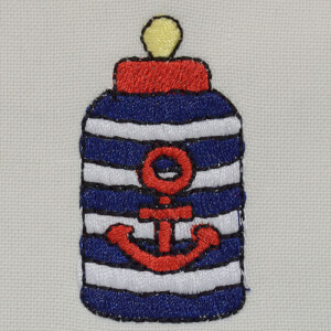 Baby bottle Embroidery Design