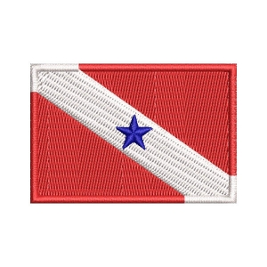 Matriz de bordado Bandeira do Pará
