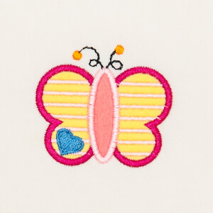 Butterfly applique Embroidery Design