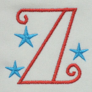 Alphabet Embroidery Design