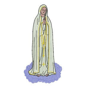Our Lady Embroidery Design