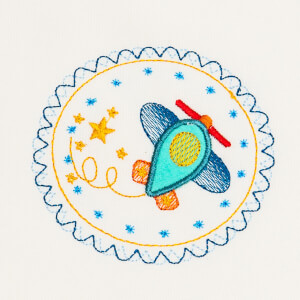 Applique baby Embroidery Design