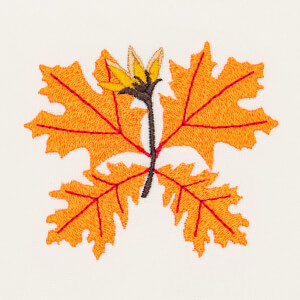 Leaf Embroidery Design
