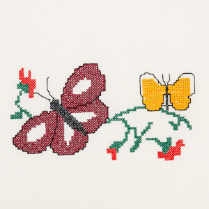 Butterfly cross stich Embroidery Design