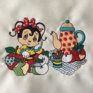 Ladybug Embroidery Design