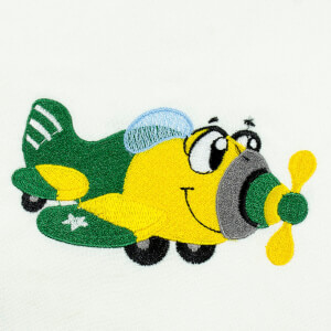 Plane Toy Embroidery Design