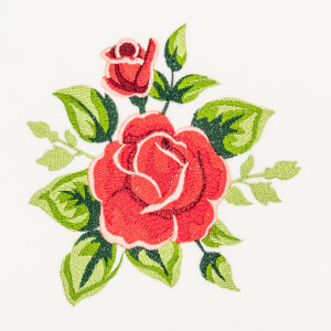 Rose Embroidery Design