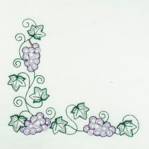 Grape Embroidery Design