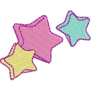 Matriz de bordado estrela 11