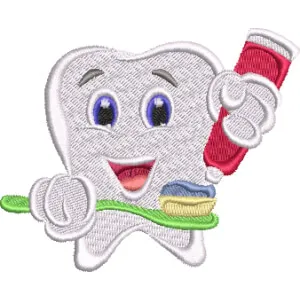Matriz de bordado dentista 11