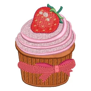 Matriz de bordado Cupcake