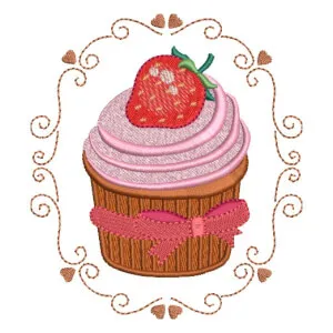 Matriz de bordado Cupcake 53