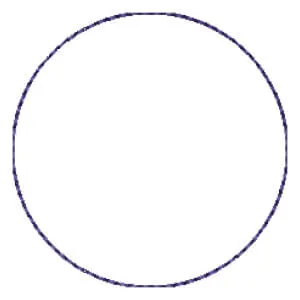 Matriz de bordado Circulo 