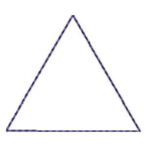 Matriz de Bordado  Triangulo