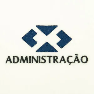 Matriz de bordado Logo de Administração