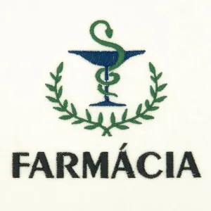 Matriz de bordado Logo de Farmacia