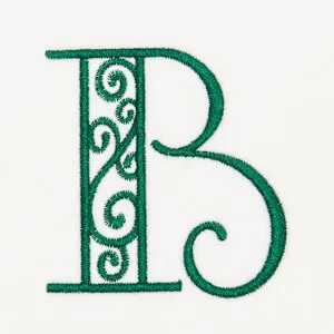 Matriz de bordado Monograma Arabesco B